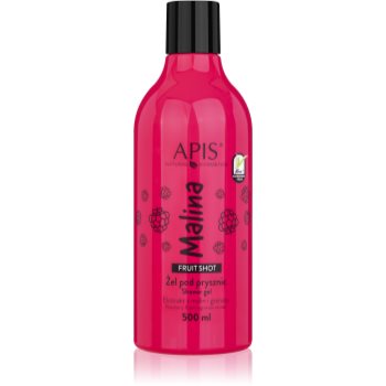 Apis Natural Cosmetics Fruit Shot Raspberry gel de duș - imagine 2
